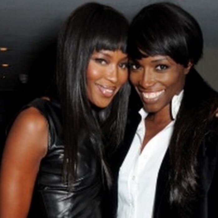 @lorrainepascale: My old work mate @naomicampbell and me at a sky living event last night